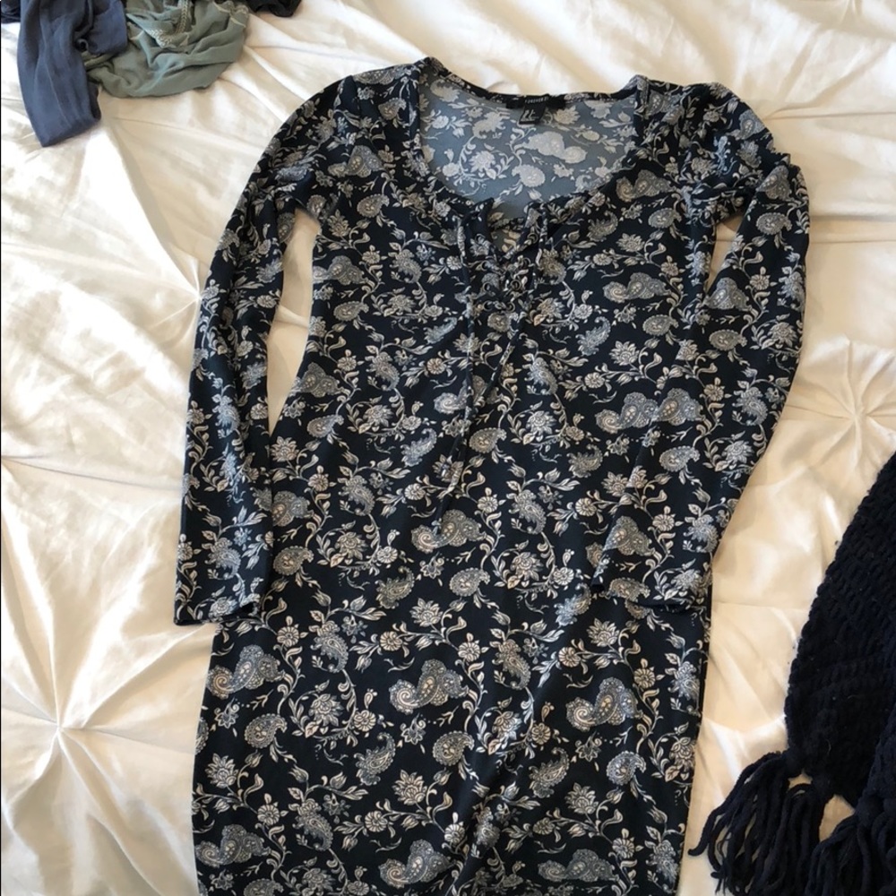 Forever 21 Small Blue bodycon dress